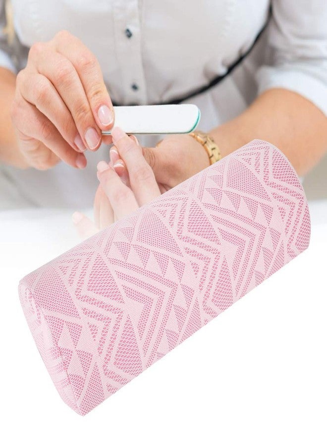 Keenso Arm Rest for Nails,Nail Arm Rest,Nail Table3 Colors Optional Nail Art Pillow Cushion Soft Semicircle Manicure Hand Arm Rest Holder for Salon Beauty 30x13x6.7cm - Image 4
