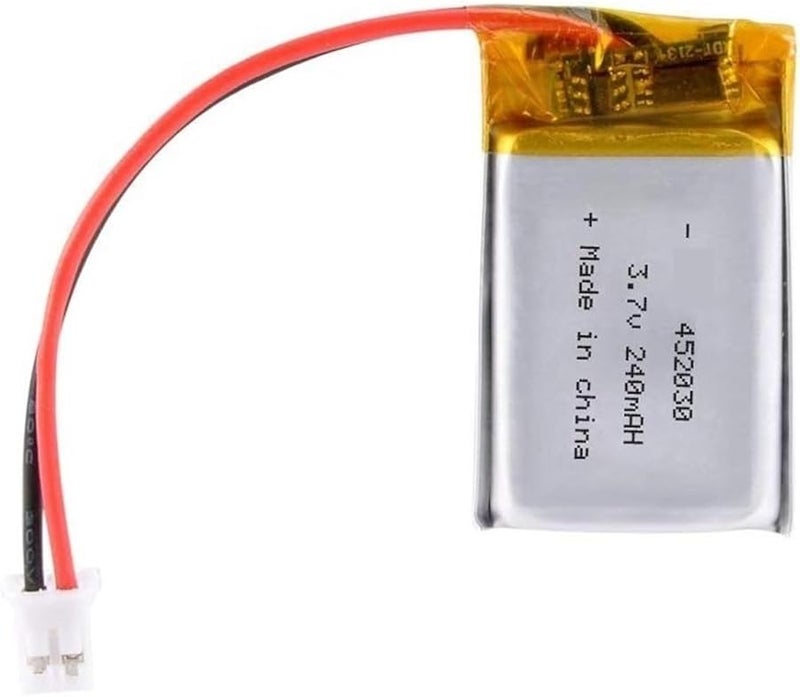 3.7 فولت 240 مللي أمبير ساعة بطارية ليثيوم أيون قابلة لإعادة الشحن 1 قطعة - Image 1