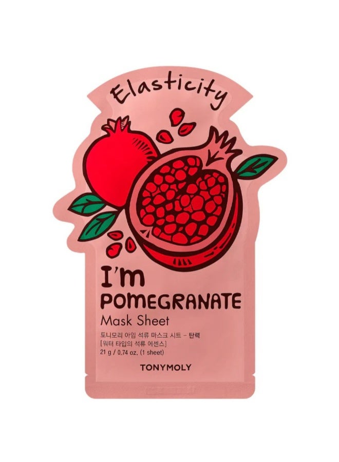 توني مولي قناع الوجه "أنا حقيقي" من توني مولي بنكهة الرمان، مرونة، وحدة واحدة - Image 1