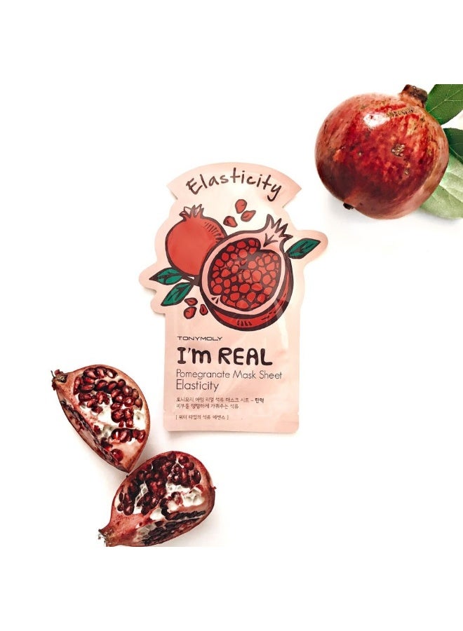 توني مولي قناع الوجه "أنا حقيقي" من توني مولي بنكهة الرمان، مرونة، وحدة واحدة - Image 3