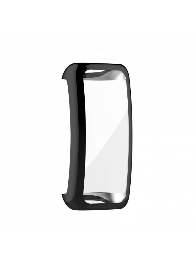 BabyValley BabyValley Case Compatible with Fitbit Inspire 2/Inspire 3 Full Coverage Screen Protector Soft TPU Plated Bumper Shell Protective Cover for Inspire 3/Inspire 2 (Black) - Image 2
