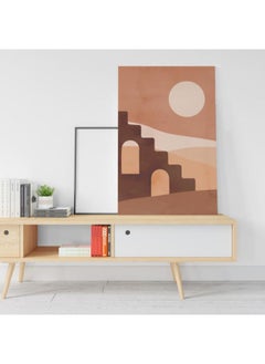 Home Gallery Abstract Boho Desert Landscape Printed canvas wall art 60x40  - Image 1
