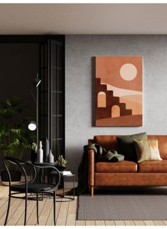 Home Gallery Abstract Boho Desert Landscape Printed canvas wall art 60x40  - Image 4
