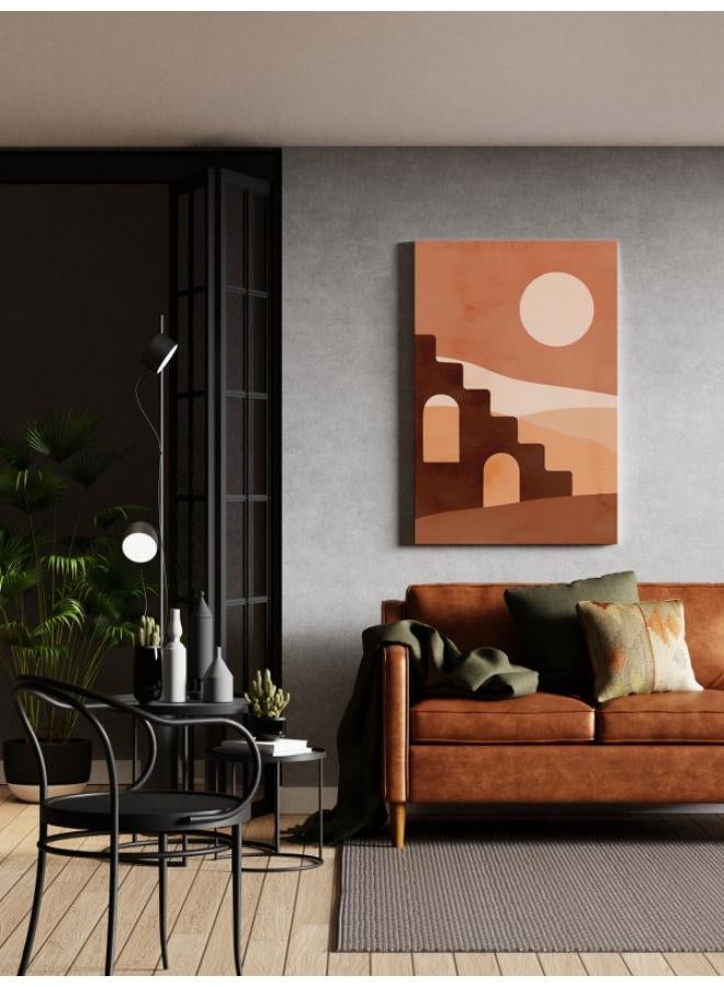 Home Gallery Abstract Boho Desert Landscape Printed canvas wall art 60x40 - Image 4