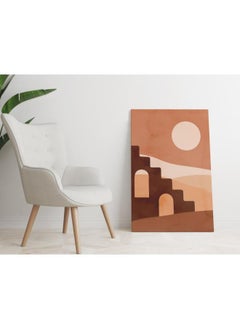Home Gallery Abstract Boho Desert Landscape Printed canvas wall art 60x40  - Image 3
