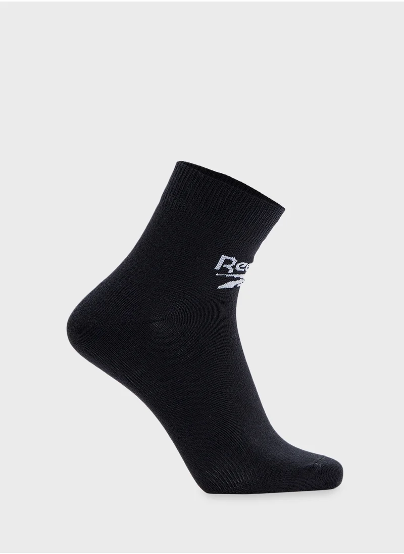 ريبوك 3 Pack Ankle Socks