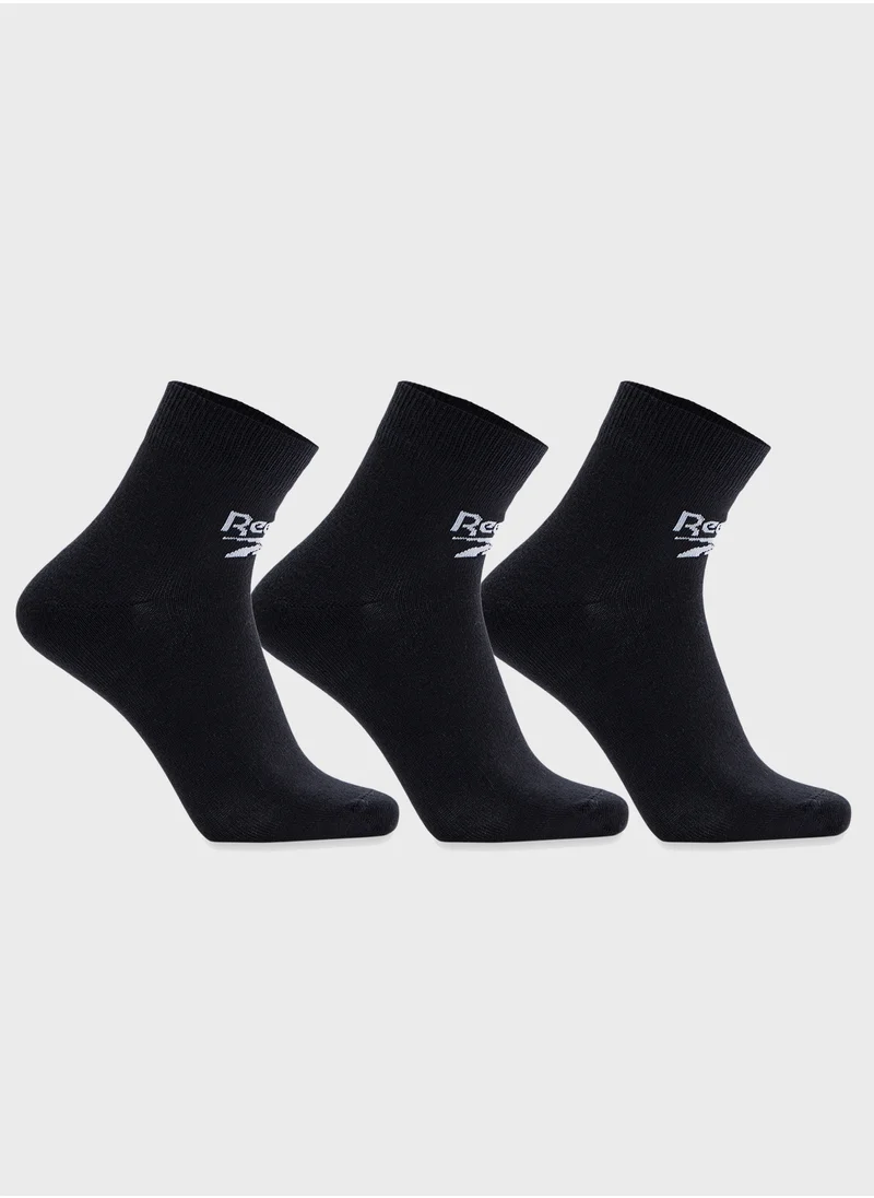 ريبوك 3 Pack Ankle Socks