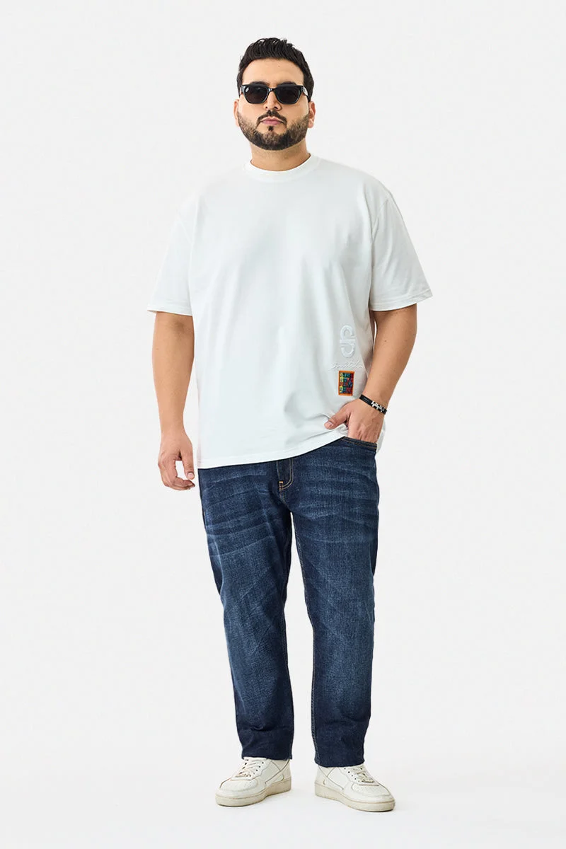 SNITCH Plus Round Neck Oversized T-Shirt