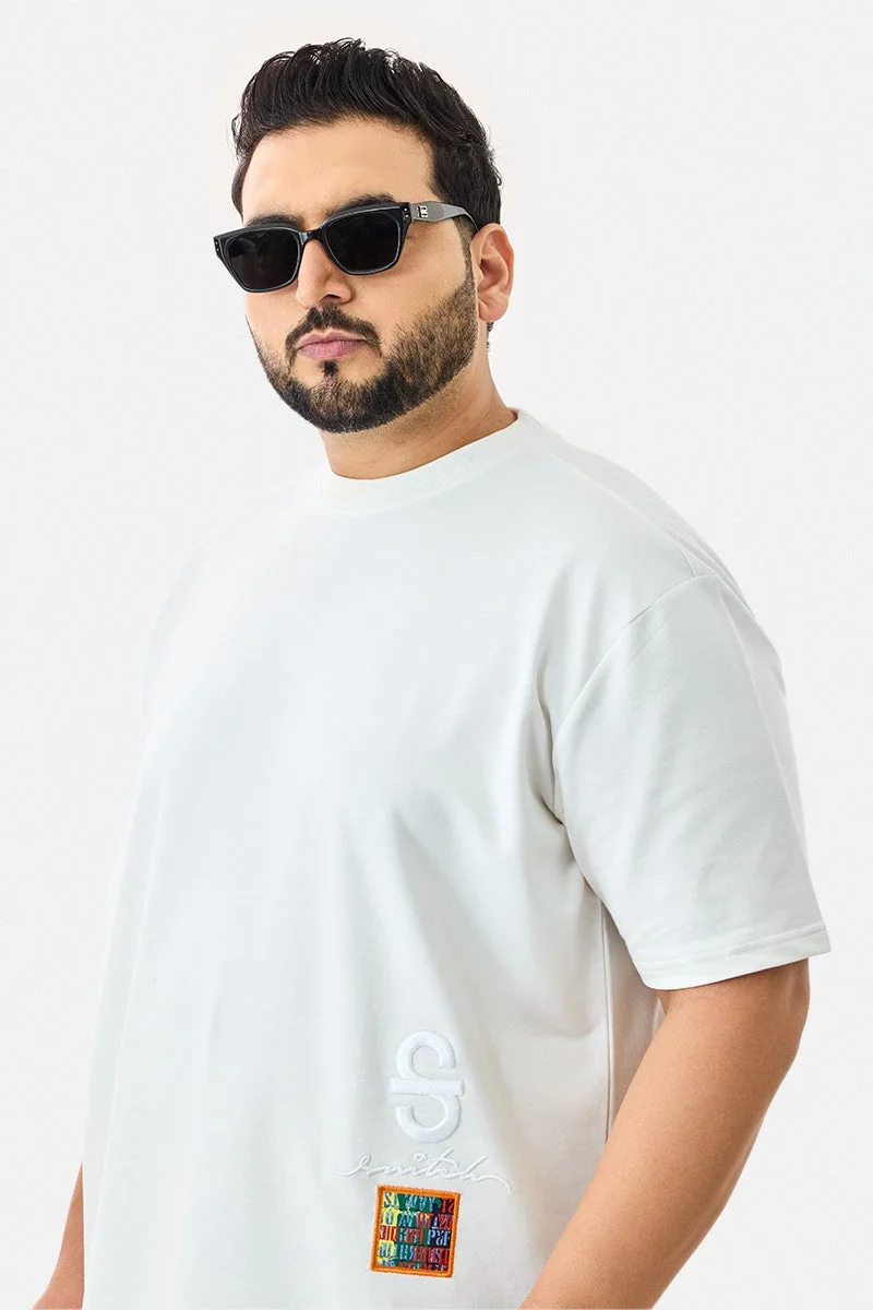 Plus Round Neck Oversized T-Shirt