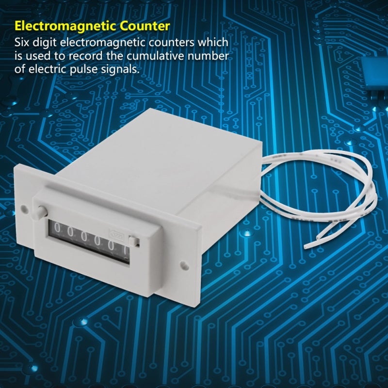 CSK6-YKW عداد نبضات كهرومغناطيسي بـ 6 أرقام AC110V / AC220V / DC24V (#01) - Image 5