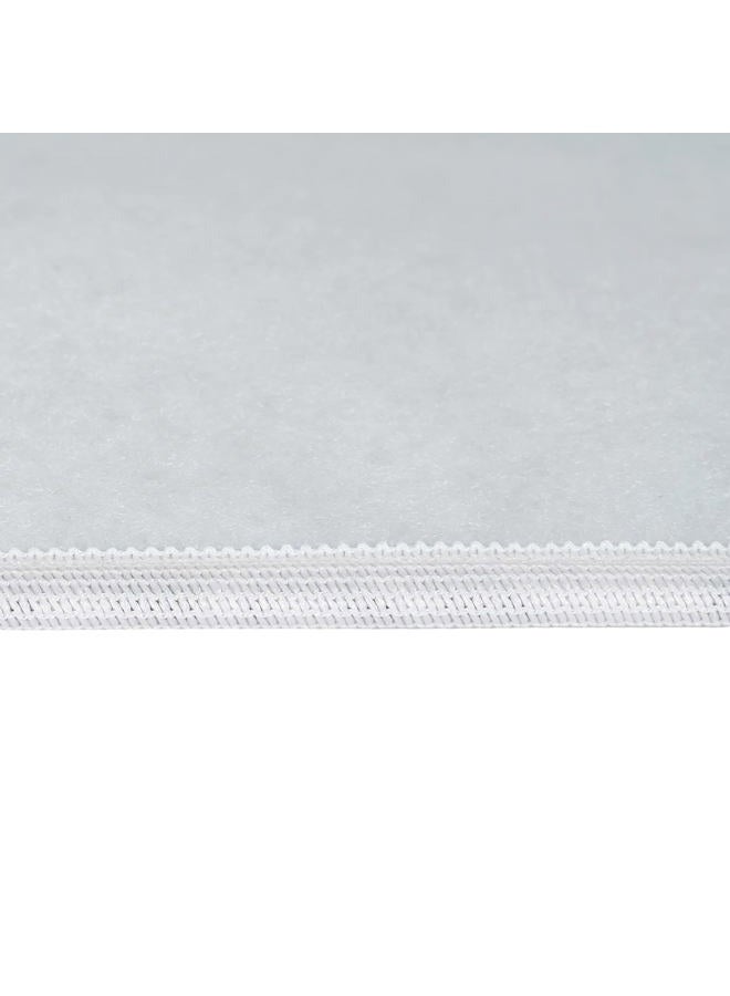 westex Floral Damask Heavy Duty Ironing Board Cover and Pad, Extra Thick 3-Layer Stain Resistant Padding, Elasticized Skirt, Click-to-Close Fastener, Standard Size 15 x 54 Inch - Image 5