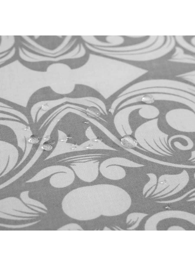westex Floral Damask Heavy Duty Ironing Board Cover and Pad, Extra Thick 3-Layer Stain Resistant Padding, Elasticized Skirt, Click-to-Close Fastener, Standard Size 15 x 54 Inch - Image 3