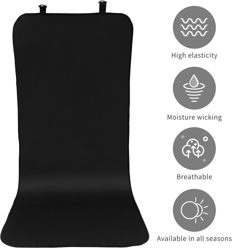 Dog Car Seat Pad Waterproof Oxford Fabric Pet Car Seat Liner for Travel Use Single Black Cushion for Dogs and Pets - Image 3