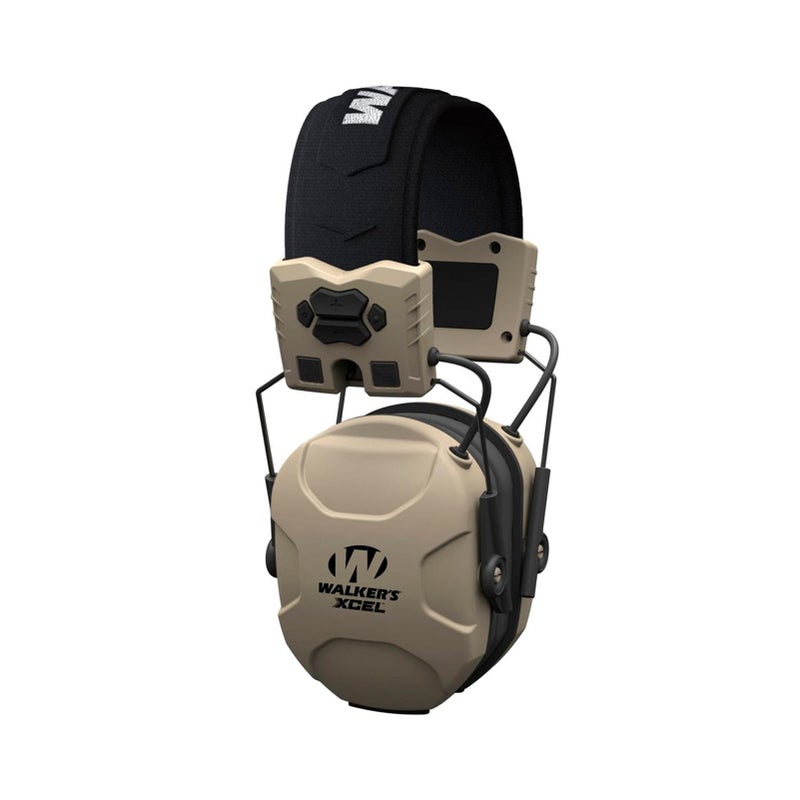 Walker's سماعة ووكيرز إكسيل الرقمية الإلكترونية - 26 ديسيبل حماية من الضوضاء وتعزيز الصوت لأمان إطلاق النار، 2 بطارية AAA، إكسيل 100، مقاس واحد - Image 1