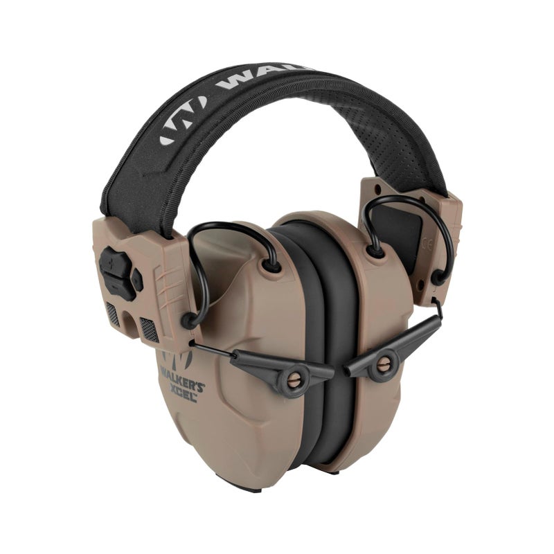 Walker's سماعة ووكيرز إكسيل الرقمية الإلكترونية - 26 ديسيبل حماية من الضوضاء وتعزيز الصوت لأمان إطلاق النار، 2 بطارية AAA، إكسيل 100، مقاس واحد - Image 3