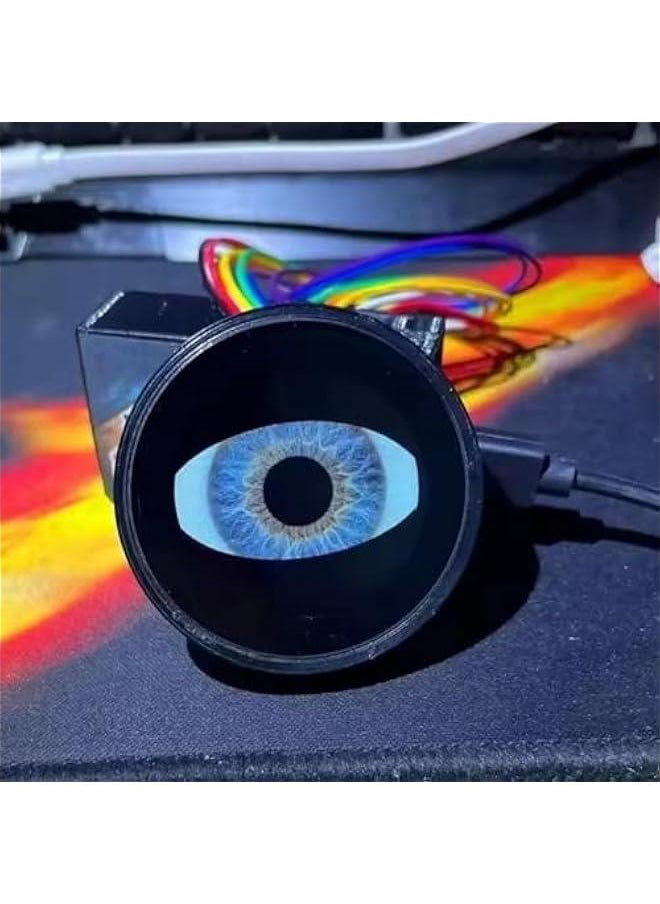 Generic Demon Eye Headlights, 2024 New Dynamic Devil Eye Car Headlights, 12V LED Devil Eye Car Headlight, Assembly Automotive Headlights, Adjustable Devil Eye Auto Car Motorcycle Mi-ni Projector Lens Lamp  - Image 2