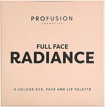 Profusion Cosmetics باليت بروفيوجن كوزمتيكس للوجه الكامل - 8 درجات للعيون والوجه والشفتين لمظهر مكياج طبيعي وجريء - أساسي مكياج نهائي للبشرة المتوسطة إلى الداكنة - إشراقة - Image 2