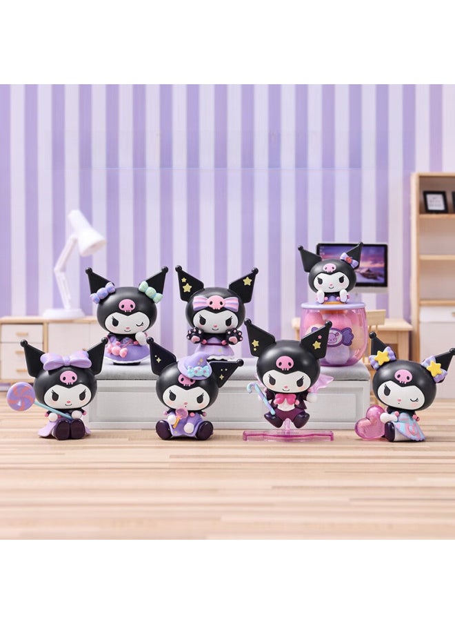 Generic MINISO Famous And Excellent Kuromi Trick Or Treat Series Blind Box Ornaments Hand-made Desktop Toy Gift-Color:Kuromi Trick Or Treat Series Blind Box Ornaments [6 End Boxes] [72 Whole Boxes]]  - Image 2