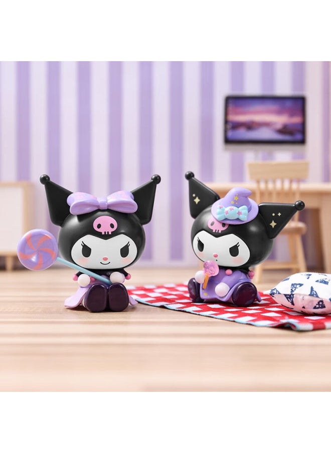 Generic MINISO Famous And Excellent Kuromi Trick Or Treat Series Blind Box Ornaments Hand-made Desktop Toy Gift-Color:Kuromi Trick Or Treat Series Blind Box Ornaments [6 End Boxes] [72 Whole Boxes]]  - Image 4