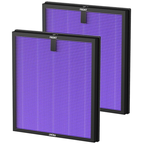isinlive HY4866 True HEPA Replacement Filters Compatible with MORENTO HY4866, WESTHEY HY4866, YIOU M1 Air Purifier, 3-in-1 H13 Ture HEPA Air Filter, Multifunction Version, 2-Pack - Image 1