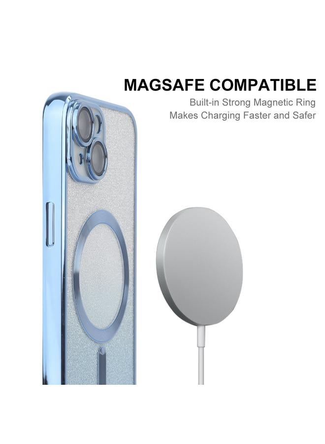 ENKAY Case For iPhone 13 Hat-Prince Magnetic Glitter Plated Shockproof Phone Case with Lens Film - Image 3