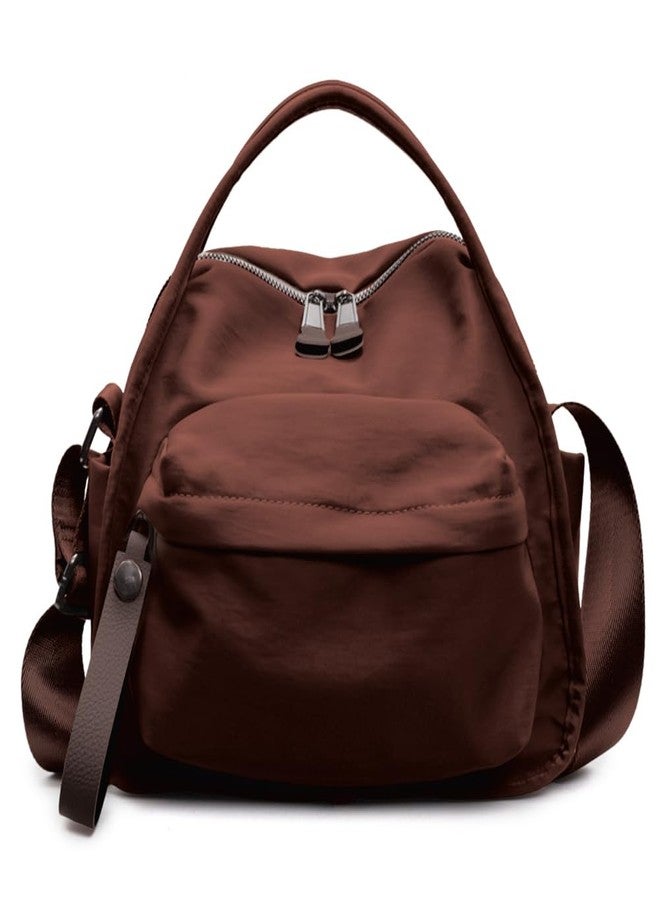 CATSEA Women's Elegant Solid Color Shoulder Bag Fashionable Zipper Crossbody Bags Soft Top Handle Handbag Purse - Image 1