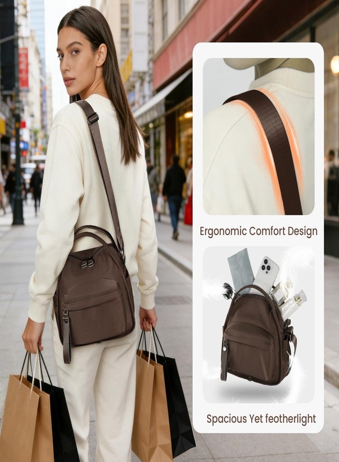 CATSEA Women's Elegant Solid Color Shoulder Bag Fashionable Zipper Crossbody Bags Soft Top Handle Handbag Purse - Image 3