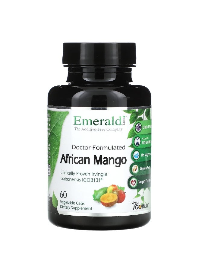 Emerald Laboratories Emerald Laboratories, African Mango, 60 Vegetable Caps  - Image 1