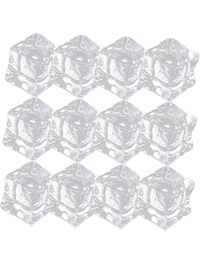 Unomor 1 Pack 50pcs Acrylic Reusable Decorative Ice Props For Photography Table Settings And Crystal Simulation - Image 1