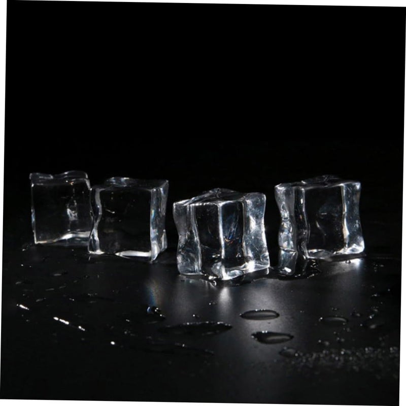 Unomor 1 Pack 50pcs Acrylic Reusable Decorative Ice Props For Photography Table Settings And Crystal Simulation - Image 3