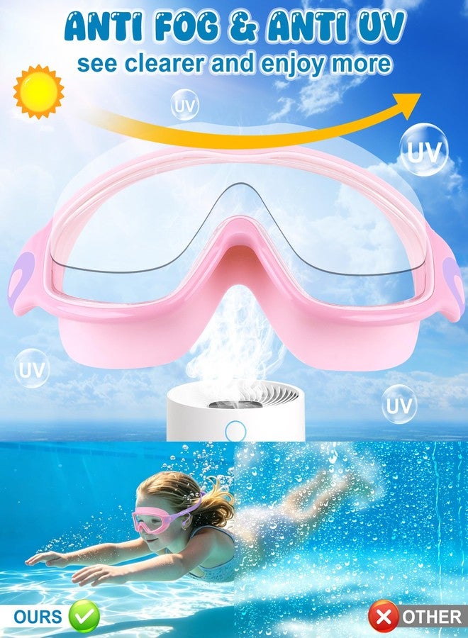 WIN.MAX Swimming Goggles 2 Pack Anti Fog Anti UV Clear View for Men Women Boys Girls,Swim Goggles for Adults Youth Kids 4-14 - Image 3