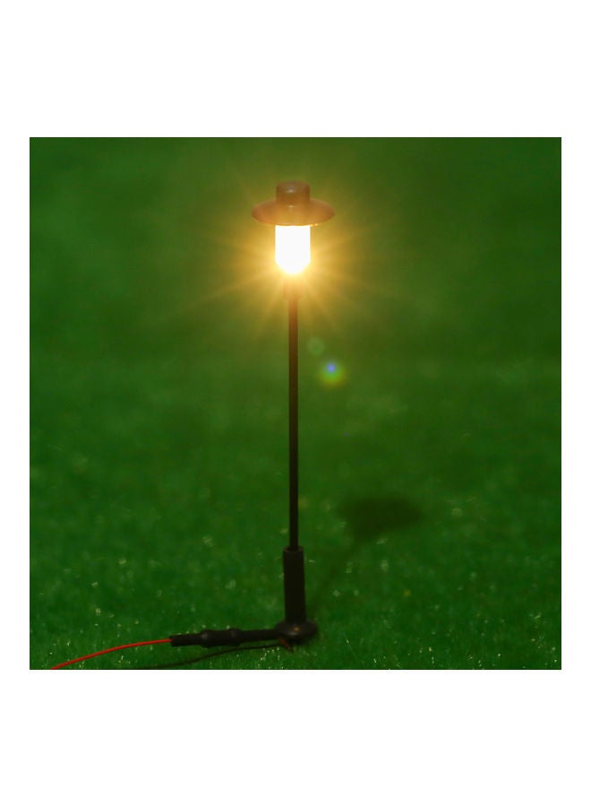 NIBEMINENT 10pcs Warm White Model Street Light 15 x 1.5 9.5cm - Image 1