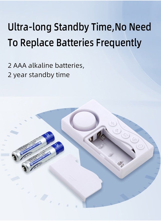 DUNISO - SF19 English cross-border simple door magnetic alarm, battery version, used for doorbell, refrigerator, door and window closing reminder, anti-theft - Image 1