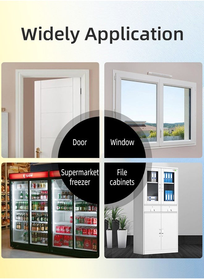 DUNISO - SF19 English cross-border simple door magnetic alarm, battery version, used for doorbell, refrigerator, door and window closing reminder, anti-theft - Image 1