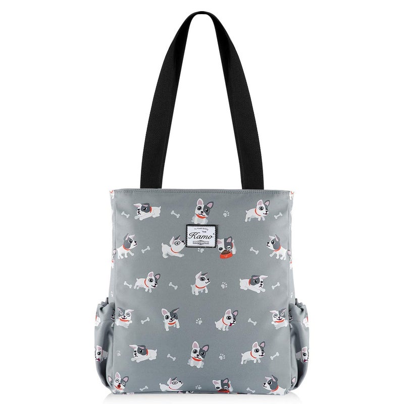 KAMO Floral Tote Bag Waterproof Lightweight Handbags Travel Shoulder Bag for Hiking Yoga Gym Swimming Travel Beach - Image 2