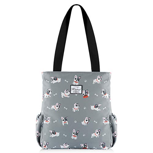 KAMO Floral Tote Bag Waterproof Lightweight Handbags Travel Shoulder Bag for Hiking Yoga Gym Swimming Travel Beach - Image 1