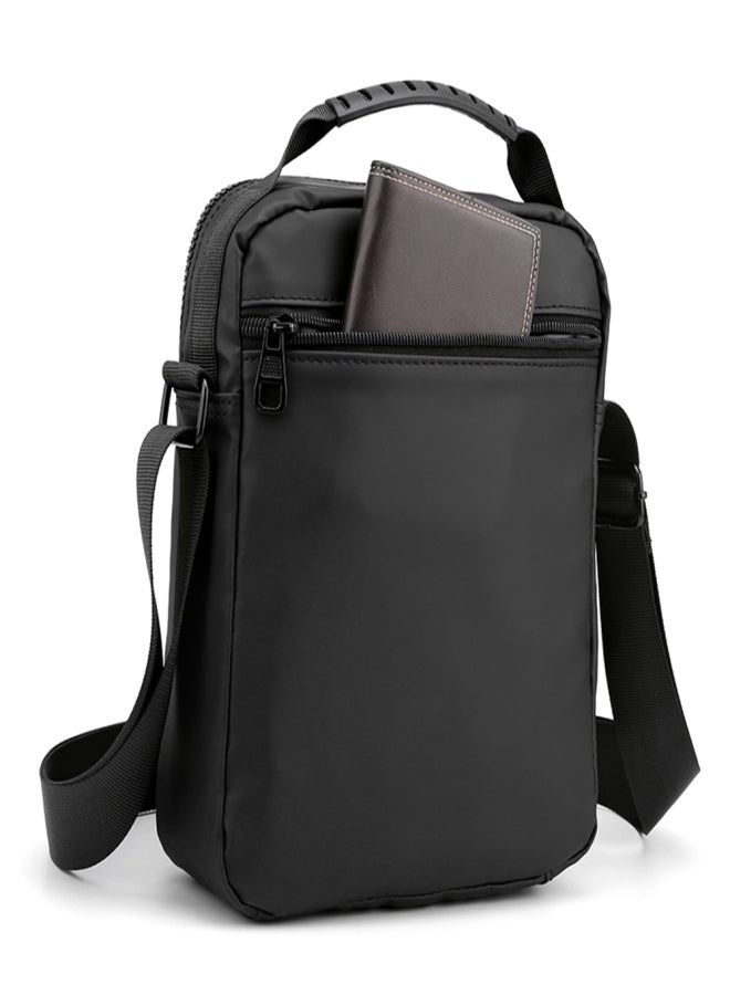 Generic Men Sling Bag Single Shoulder Bag Crossbody Bag Wear-Resistant Oxford Bag Adjustable Strap Shoulder Bag - Image 3