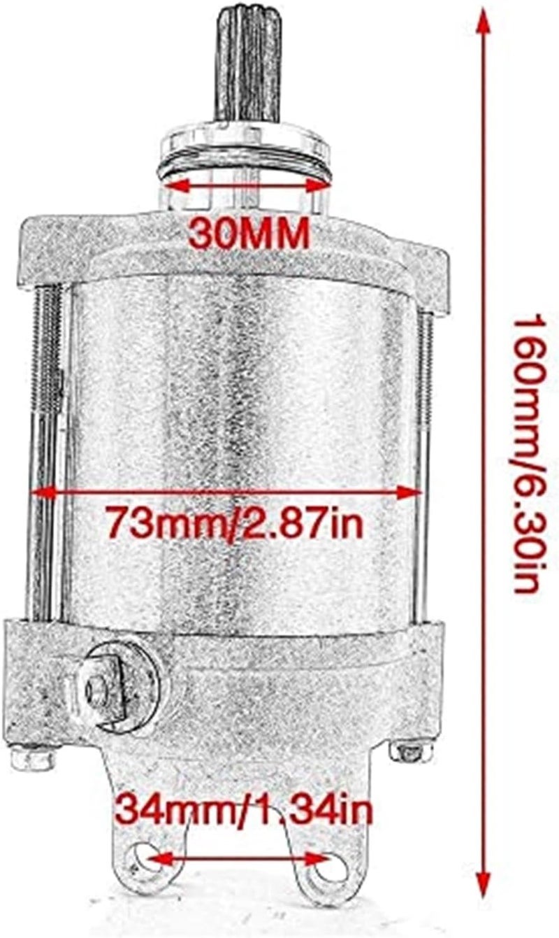 Vuzmode Starter Motor for BMW Motorcycles - Image 5