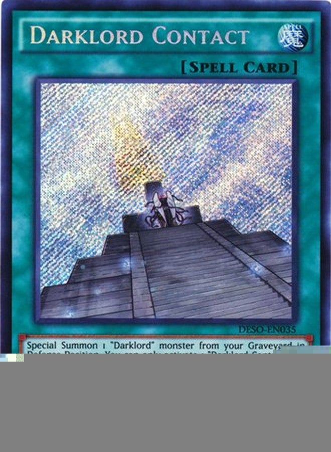 YU-GI-OH! - Darklord Contact (DESO-EN035) - Destiny Soldiers - 1st Edition - Secret Rare