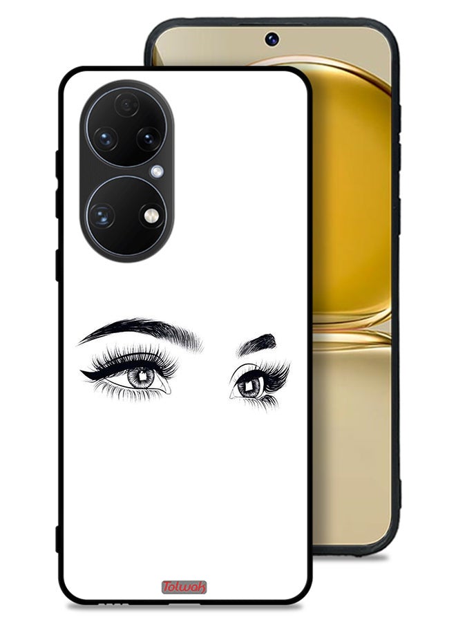 Tolwak Huawei P50 Protective Case Cover Eyes Art - Image 1