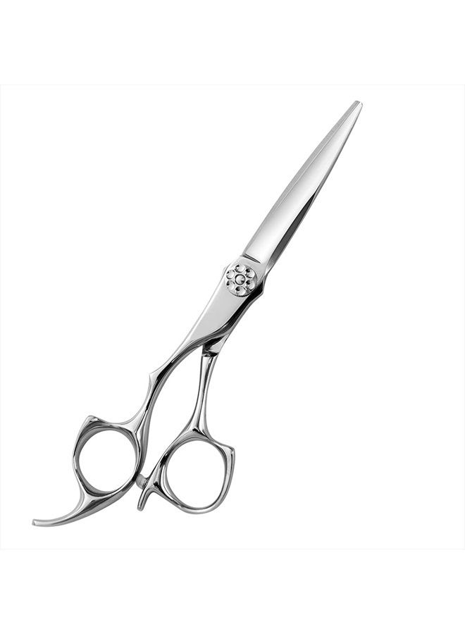Nelannxi AOLANDUO 6 Inch Left-handed Hair Scissors-High End AICHI Steel Handmade Hair Cutting Shears-Razor Edge/Offset Design/Pro Ergonomic for Salon Stylists Beauticians and Barbers - Image 1