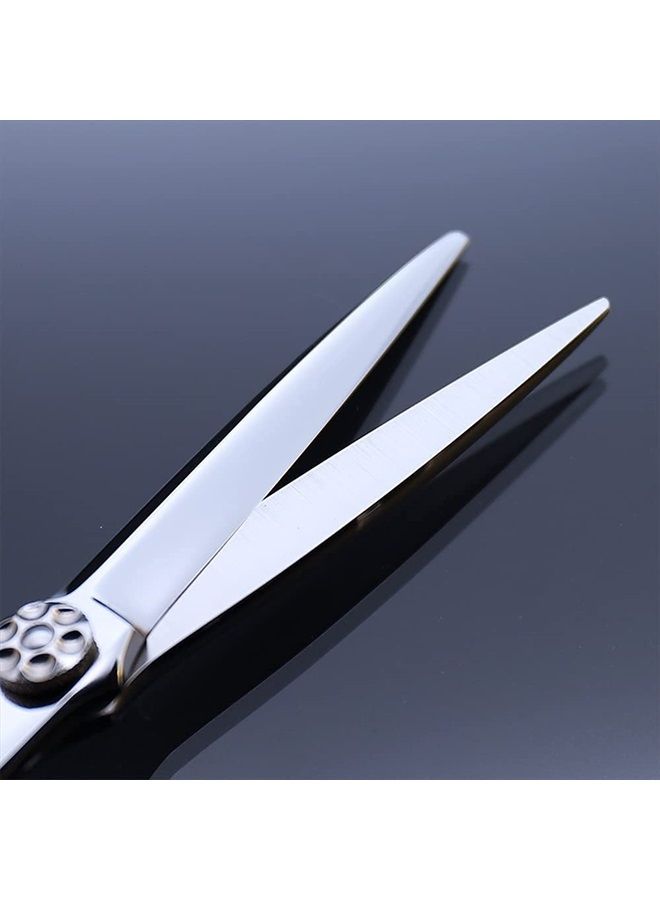 Nelannxi AOLANDUO 6 Inch Left-handed Hair Scissors-High End AICHI Steel Handmade Hair Cutting Shears-Razor Edge/Offset Design/Pro Ergonomic for Salon Stylists Beauticians and Barbers - Image 2