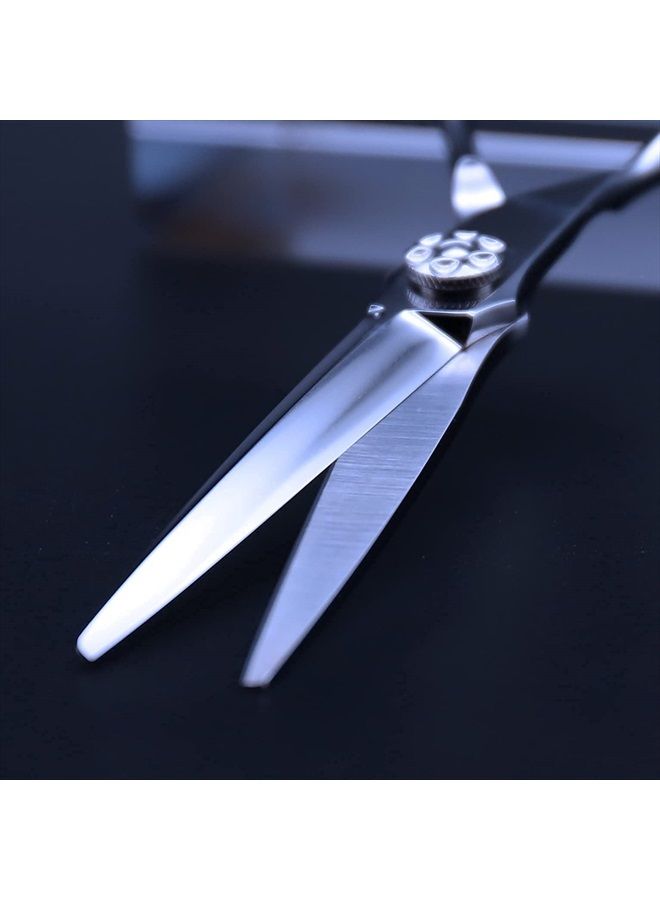 Nelannxi AOLANDUO 6 Inch Left-handed Hair Scissors-High End AICHI Steel Handmade Hair Cutting Shears-Razor Edge/Offset Design/Pro Ergonomic for Salon Stylists Beauticians and Barbers - Image 4