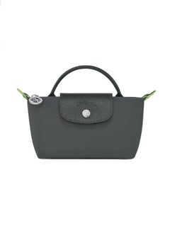 Longchamp Women's Classic Fashion Versatile Mini Makeup Bag HandbagShoulder Bag Handheld Small Bag Graphite Grey  - Image 1
