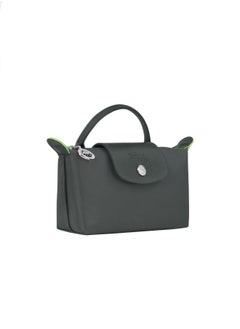 Longchamp Women's Classic Fashion Versatile Mini Makeup Bag HandbagShoulder Bag Handheld Small Bag Graphite Grey  - Image 3