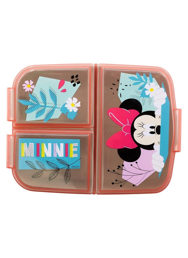 STOR STOR Multi Compartment Snack Box Minnie Mouse 16.3cm X 12.6cm X 6cm  - Image 2