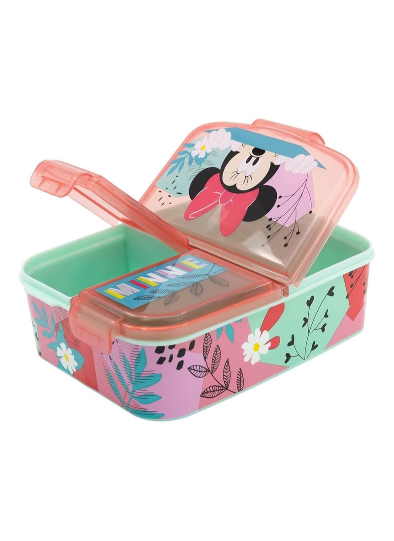 STOR STOR Multi Compartment Snack Box Minnie Mouse 16.3cm X 12.6cm X 6cm  - Image 3
