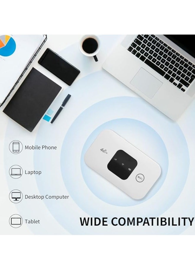 WiFi Router، جهاز Router 4G LTE محمول جهاز Router WiFi محمول، جهاز Router إنترنت لاسلكي Hotspot، يدعم فتحة بطاقة SIM