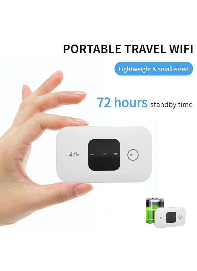 WiFi Router، جهاز Router 4G LTE محمول جهاز Router WiFi محمول، جهاز Router إنترنت لاسلكي Hotspot، يدعم فتحة بطاقة SIM