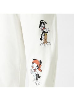 SP Characters Animaniacs Embroidered Joggers with Elasticated Waistband and Pockets  - Image 1